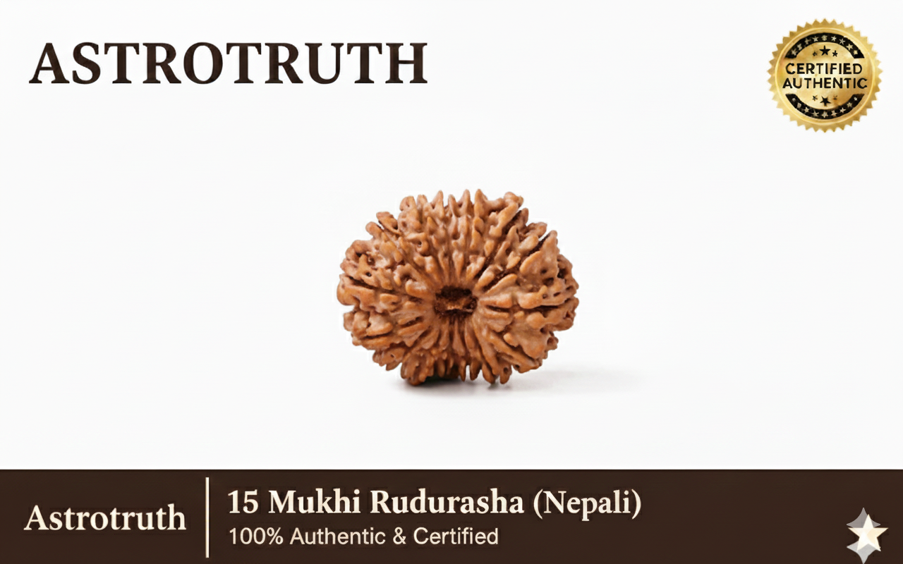 Natural 15 Mukhi Rudraksha (Nepali)