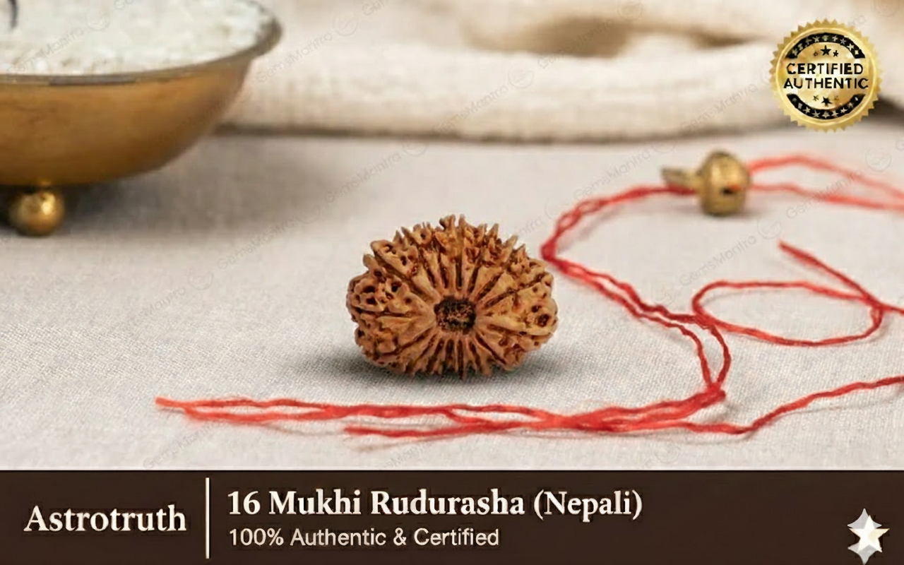 Natural 16 Mukhi Rudraksha (Nepali)