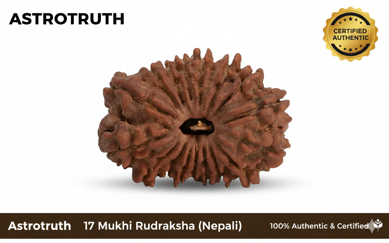 Natural 17 Mukhi Rudraksha (Nepali)