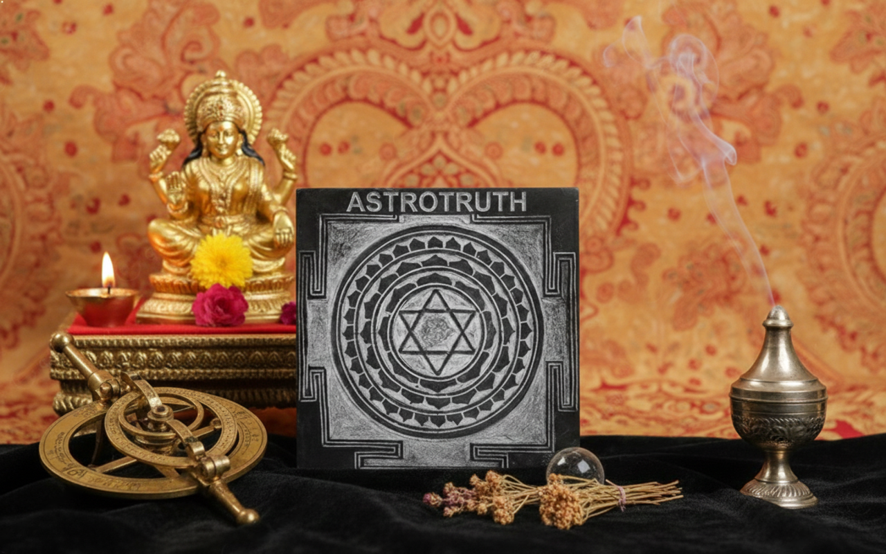 Premium Handmade Shaligram Kuber Yantra